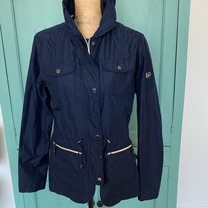 Horseware Platinum Navy Utility Jacket with Zippered Pockets